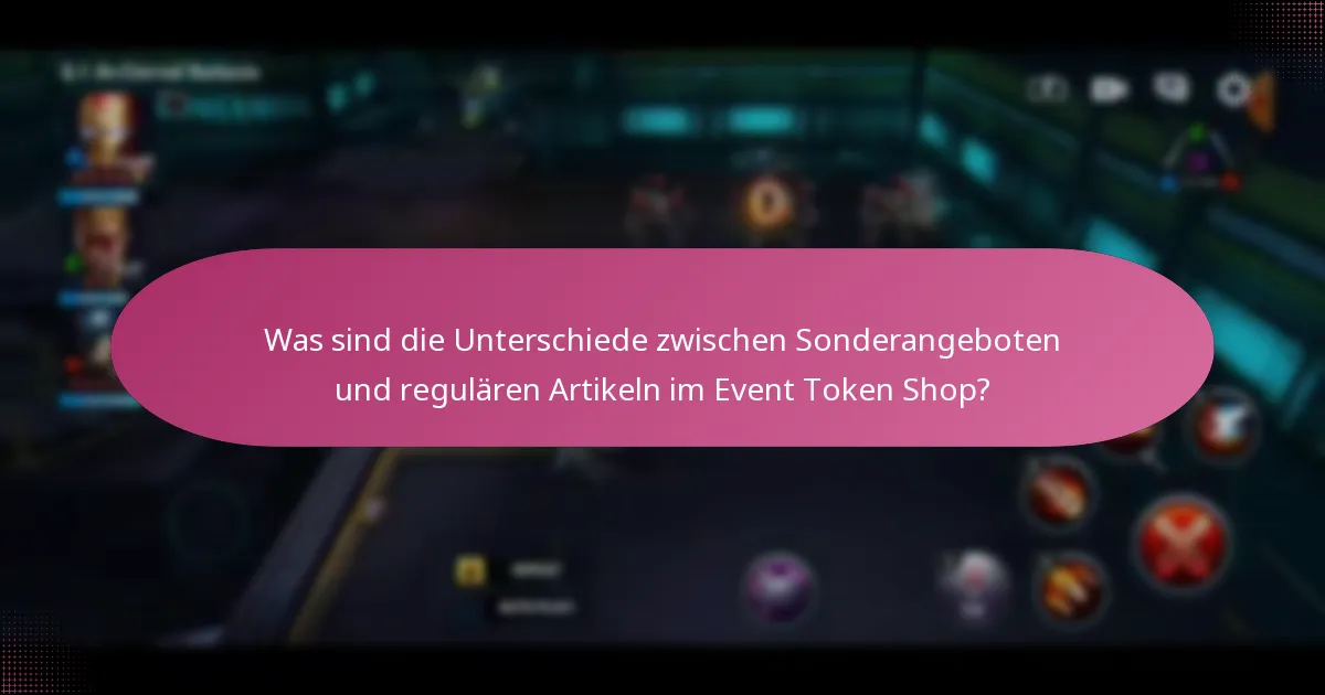 Wie bewerte ich den Wert von Sonderangeboten im Event Token Shop?